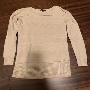 Cream colored Ann Taylor sweater